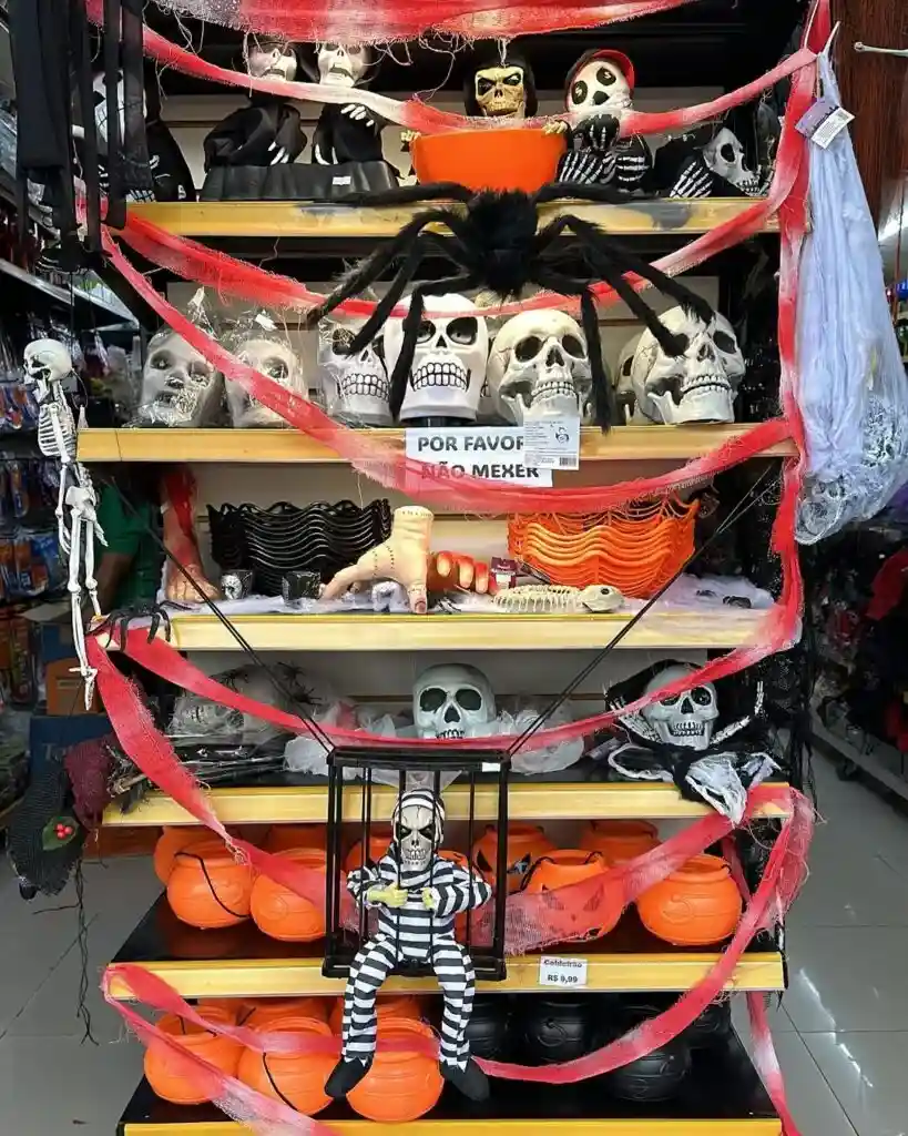 Itens decorativos de Halloween