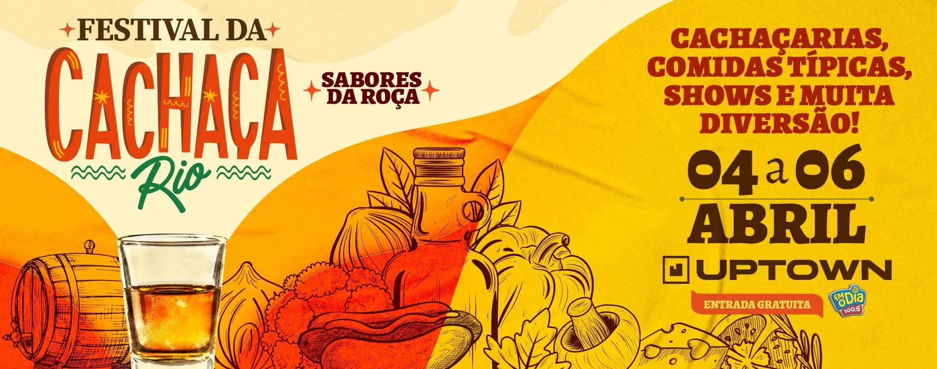 Festival da Cachaça no Rio com comida e shows