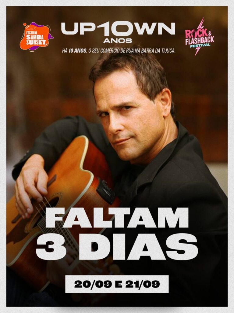 Cantor anuncia festival de 10 anos na Barra da Tijuca