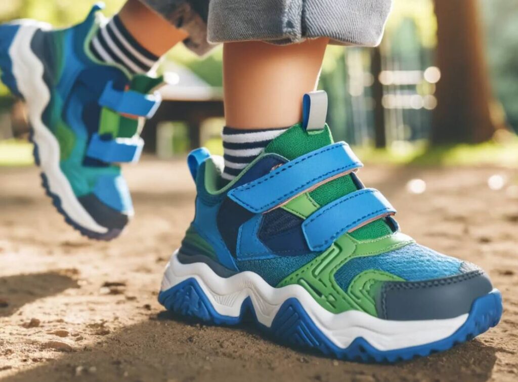 Capturadetela2025 10 15180903 Tênis infantil colorido com fechos de velcro