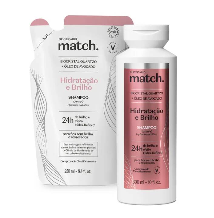 Capturadetela2025 10 22161358 Shampoo e condicionador Hidratação e Brilho Match