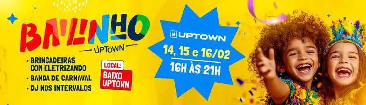 bailinhouptownbarra Evento de Carnaval com crianças se divertindo